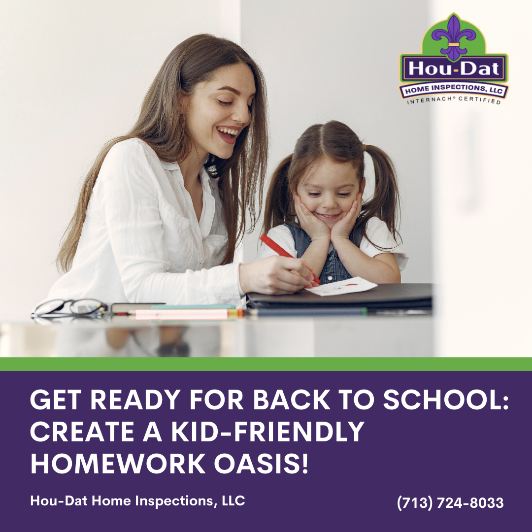 a smiling mother helping her young daughter with homework