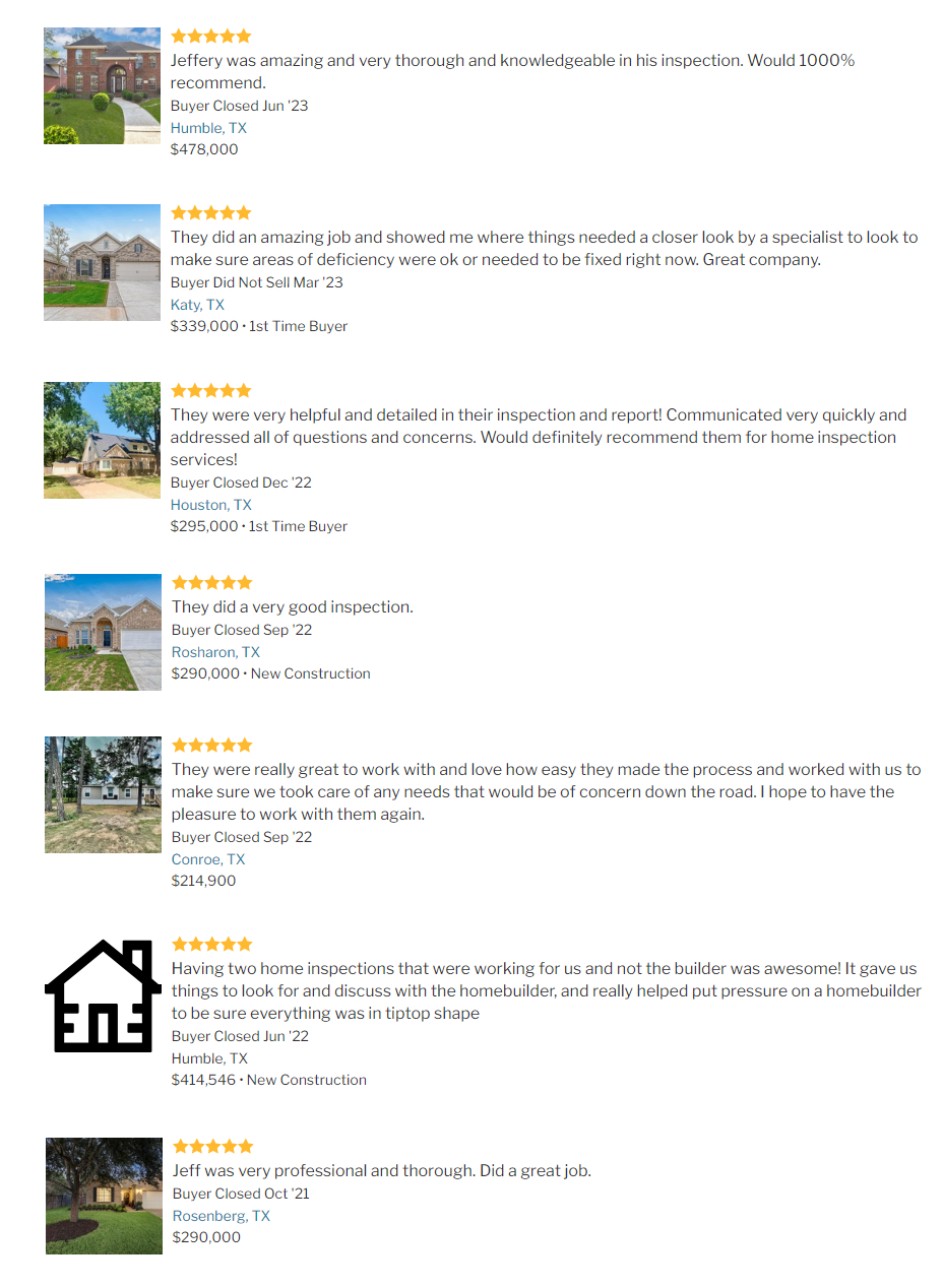 Hou-Dat Home Inspections, LLC Reviews